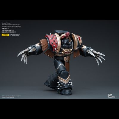 Терминатор Сынов Хоруса (Warhammer Horus Heresy) - КОЛЛЕКЦИОННАЯ ФИГУРКА 1/18 Sons of Horus Justaerin Terminator Squad with Lightning Claws (JT9725) - JOYTOY