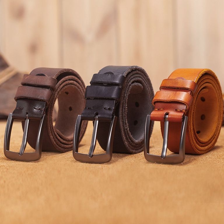 Ремень кожаный мужской "Yos" в Минске, купить из натуральной кожи