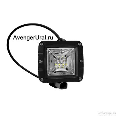 Фара луч-diffusion 12W (Белый+Красный)