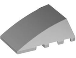 Wedge 4 x 4 Triple Curved No Studs, Light Bluish Gray (47753 / 6335830)