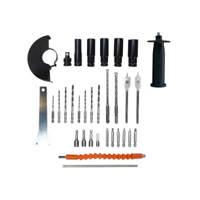 Аккумуляторный бесщеточный НАБОР 3в1 ProfiSet 3D18, гайковерт MKDTW-18V, перфоратор MKDHR-18V