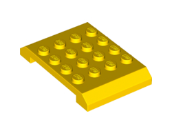 Wedge 4 x 6 x 2/3 Double, Yellow (32739 / 6194333 / 6306027)