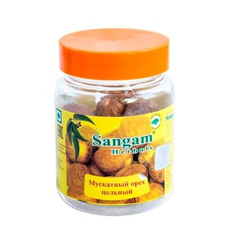 Мускатный орех цельный Sangam Herbals, 50 гр