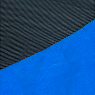 Батут DFC Trampoline Fitness с сеткой 14ft (синяя)