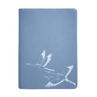 Ежедневник датированный 2021, голуб., А5, 176л., интегр. Wish AZ1045/blue