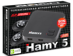 игровая приставка 16-bit - 8-bit "Hamy 5" (505-in-1) Black