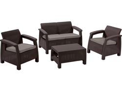 Комплект мебели Корфу сет коричневый