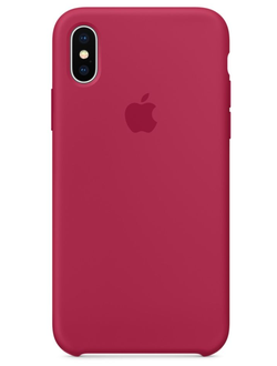 Чехол-накладка Apple Silicone Case iPhone Rose Red