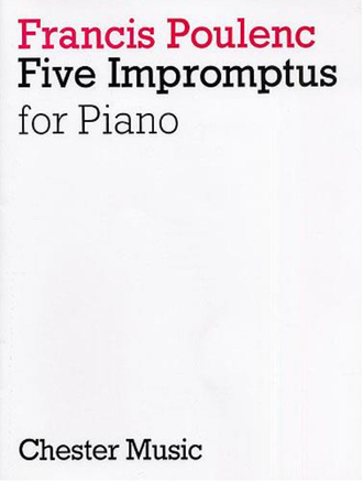 Poulenc, Francis 5 Impromptus for piano