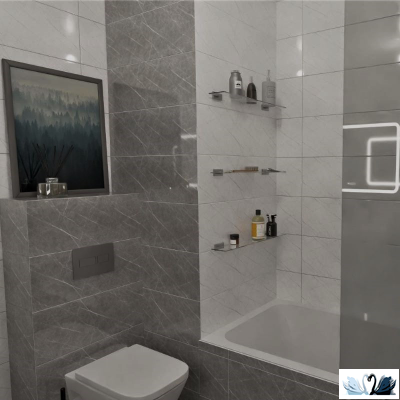 Плитка настенная Belani Верди серая 30х60 см Береза керамика