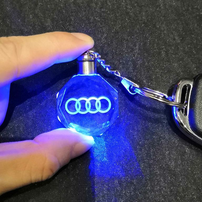 БРЕЛОКИ «КРИСТАЛЛ» C ПОДСВЕТКОЙ И ЛОГОТИПАМИ АВТО