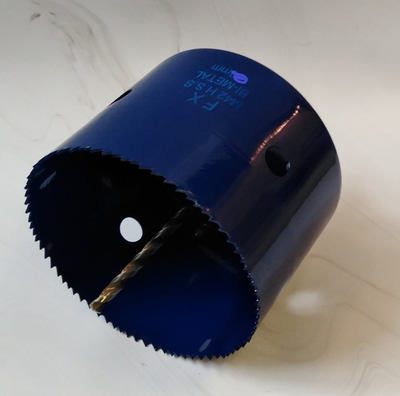 Коронка биметаллическая диаметр 152 мм глубина 100 мм по дереву, металлу, пластику.