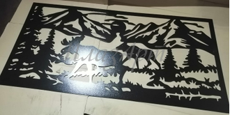 панель из металла