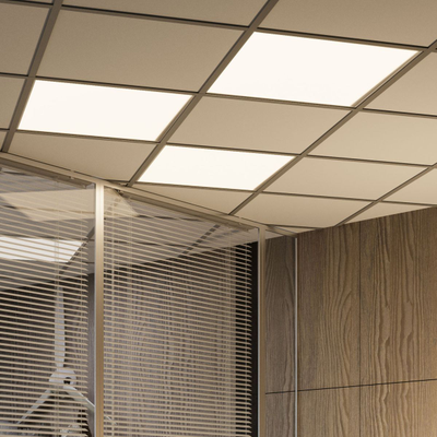 Светильник офисный Gauss 40W 3800lm 6500K IP40 595*595*23mm матовый равномерной засветкой 842161340