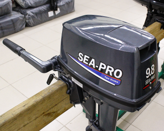 Лодочный мотор Sea-Pro T 9.8S  2х тактный, 9.8 л.с., 169 куб. см, 26 кг