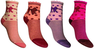 Носки &quot;Бантики и полоски&quot; (7и)