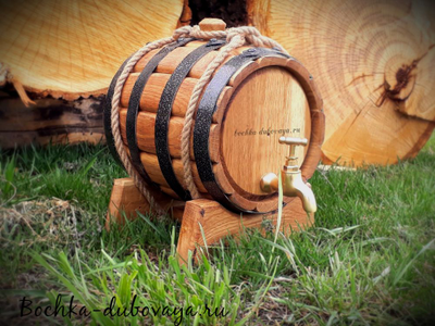 Дубовая бочка для вина 3 литра