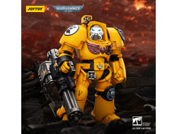 Терминатор Имперских Кулаков (Warhammer 40K) - КОЛЛЕКЦИОННАЯ ФИГУРКА 1/18 Imperial Fists Terminator with Power Fist and Assault Cannon (JT03172) - JOYTOY