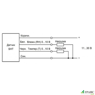 Датчик влажности и температуры SHT Z51P5-41P-LZ
