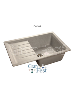 Керамическая мойка для кухни Granfest Гранфест GF-P760L реверсивная 1 секционная мойка