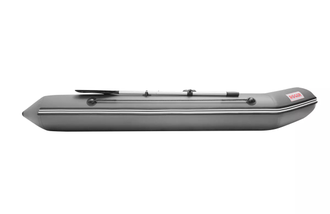 Моторно гребная лодка с жестким транцем Standart 3000 с привальным брусом (цвет серый)