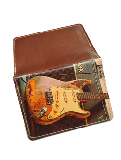 Обложка на автодокументы с принтом "Гитара"