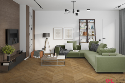 Кварцвиниловая плитка Damy Floor Chevron LVT Монсоро / Montsoreau DF09-Ch-LVT