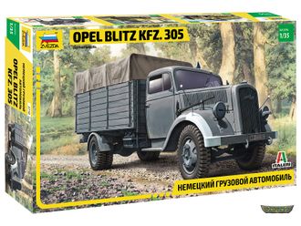 3710. Немецкий грузовой автомобиль Opel Blitz Kfz. 305 (1/35 17,1 см)