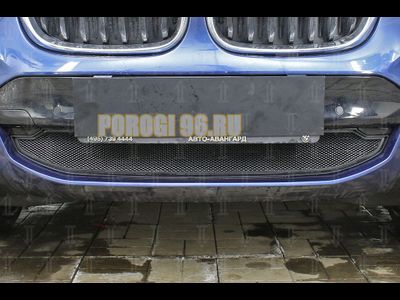 Защита радиатора BMW X3 III (G01) (xDrive AT / xDrive AT M Sport) 2017- black низ