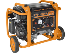 Генератор бензиновый CARVER PPG- 3900АM (LT-170F, 2,8/3,0 кВт, 220В, бак15 л, КОЛЕСА)