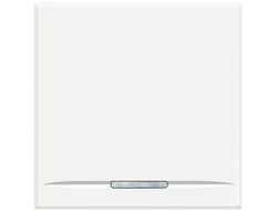 HD4051M2 Bticino, Axolute, Выключатель 2 модуля, белый