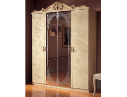 Шкаф 4-дверный с зеркалами