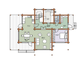 Дом из профилированного бруса  в два полноценных этажа ПБ-03, 263 м2