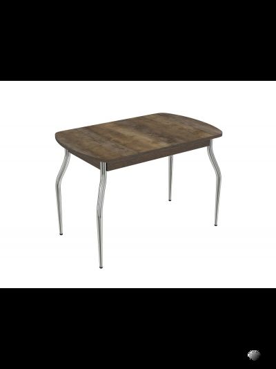 Стол кухонный "Пластиковый", подстолье Изогнутое разные цвета