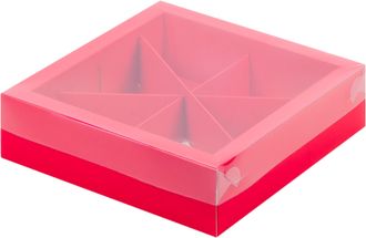 Коробка Ассорти (красная), 200*200*55мм
