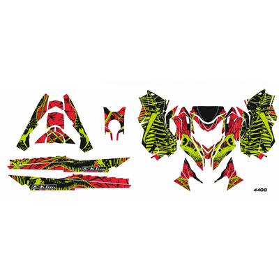 Наклейки на снегоход SKI DOO summit T3 2013 2014 2015 #4408-1