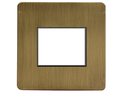 Рамка для 2 модулей T&J Electric Deco Ultimate II Antique Bronze