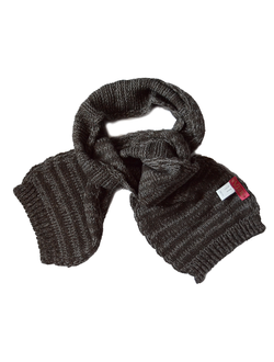 Вязаный шарф из шерсти альпака и мериноса Vizio Италия 5142