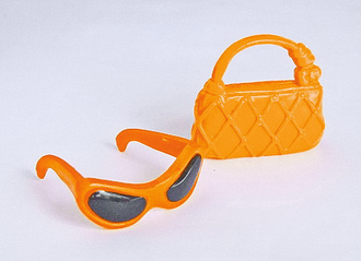 Оранжевые очки и сумочка. (1522)