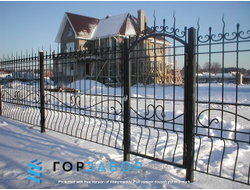 Красивая кованая калитка от производителя