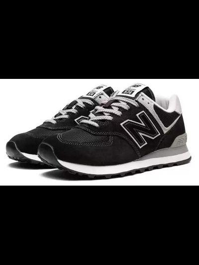 New Balance 574 Black Grey мужские
