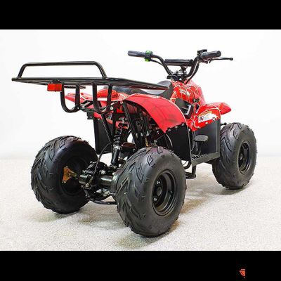 Квадроцикл GreenCamel Gobi K51 (30Ah 36V 800W R7 Цепь) быстросъем, ножной тормоз, красный паук