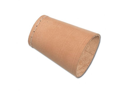 Стаканчик для костей из натуральной кожи