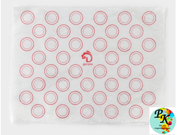 Коврик армированный, 30*40 см ДЛЯ МАКАРОНС, силикон