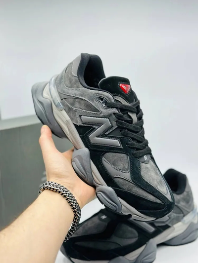 New Balance 9060 Dark Grey Winter С Мехом