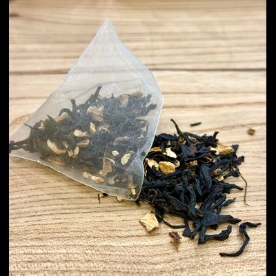 Чёрный чай с добавлением сушёного лимона