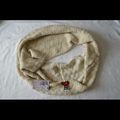 Шарф капюшон вязаный женский Vizio S 141 S 8 бежевый