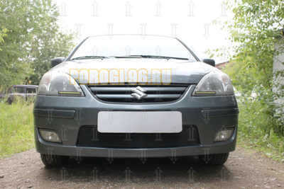 Защита радиатора Suzuki Liana I 2004-2008 black