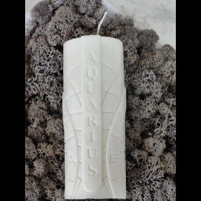 Свеча зодиакальная "Водолей" стихия воздуха