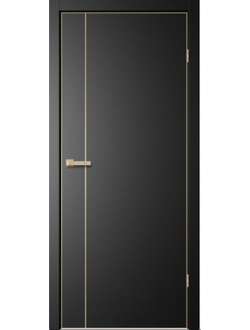 Межкомнатная Дверь TRINITY 04 AL кромка черная